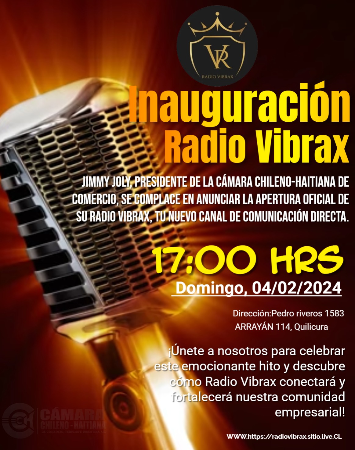 Lançamento official da Rádio VIBRAX